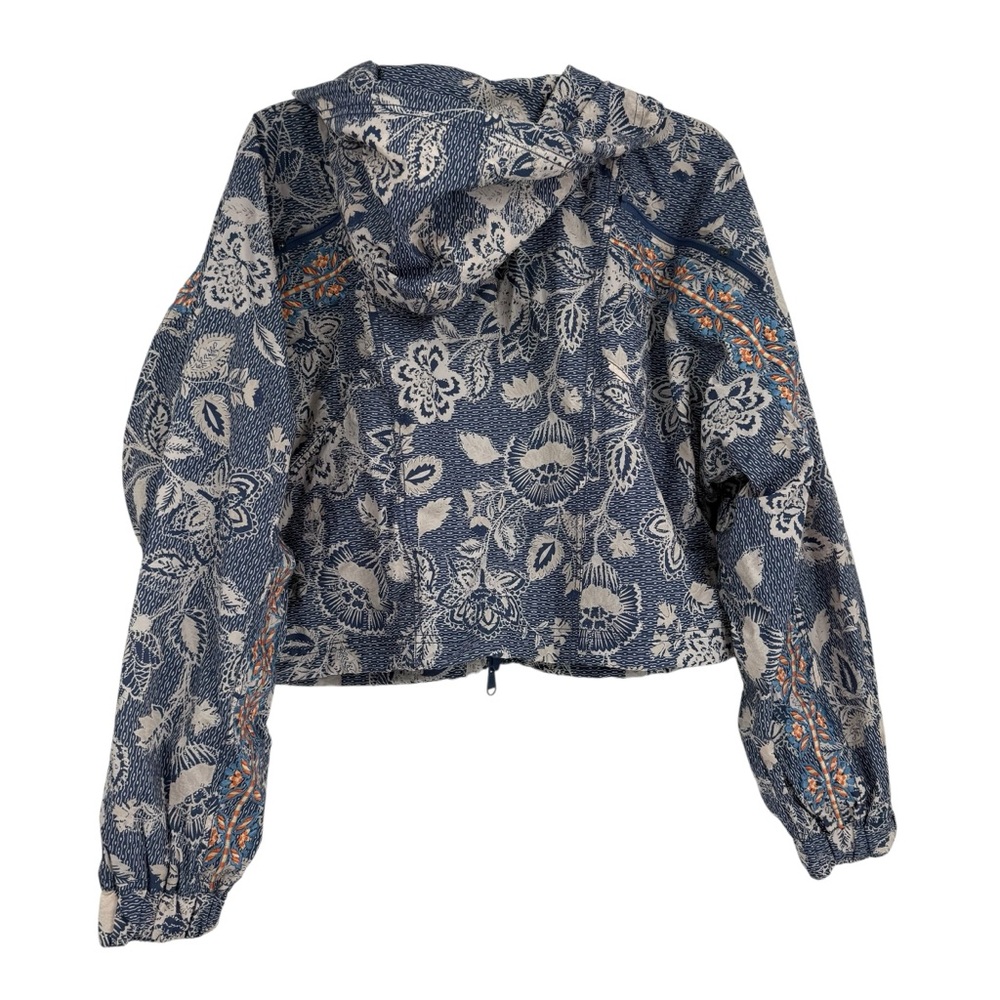 Free People Movement My Everything Purple Jacket Size Small Embroidered Floral - Picture 4 of 12